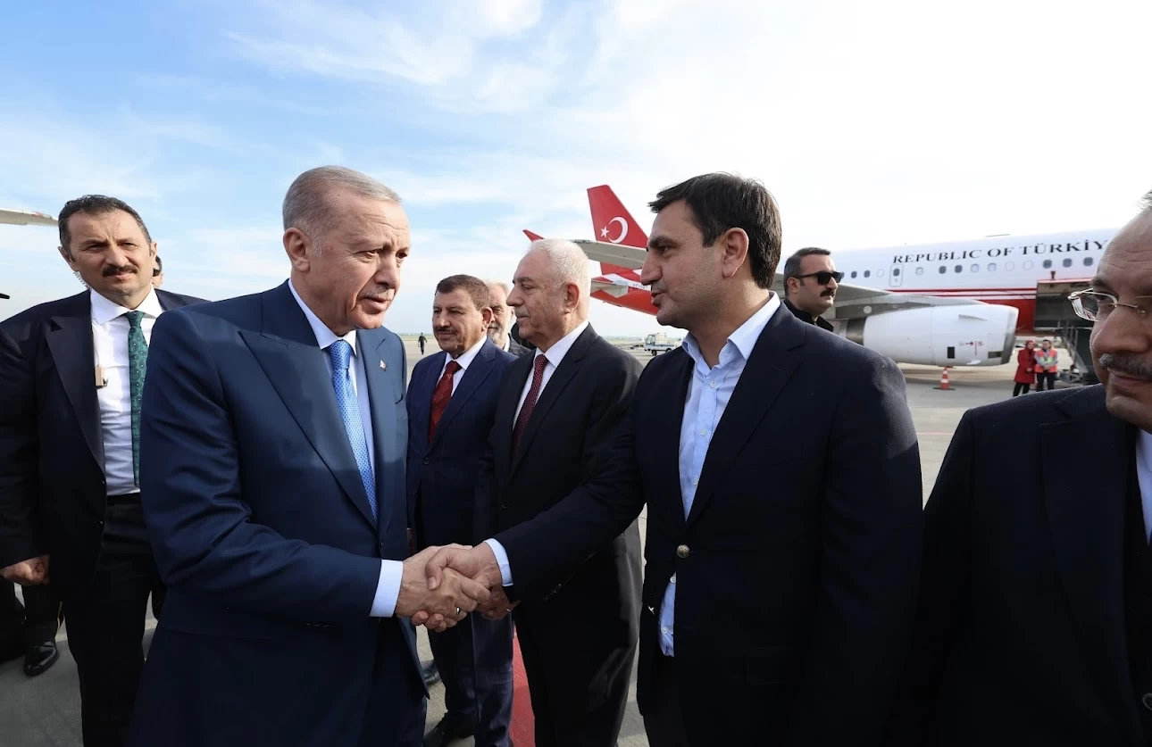 Cumhurbaşkanımız Sayın Recep Tayyip Erdoğan’ı Karşıladık