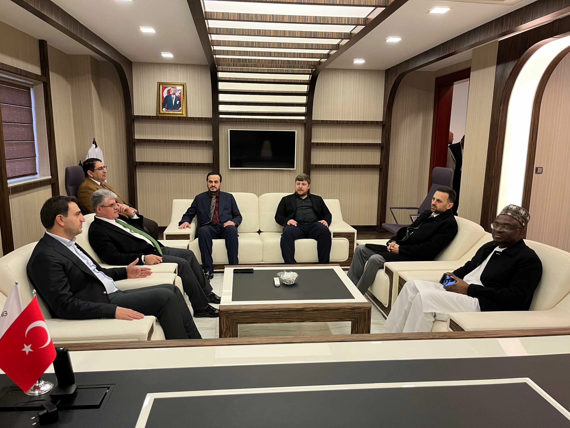 Gana Cumhuriyeti Büyükelçisi Sayın Abdul Nasiru-Deen ile Marima Makarna Tesisimizde İstişare Toplantısı