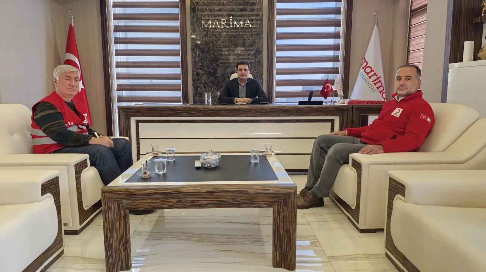 Türk Kızılay Artuklu Şube Başkanı Sayın Şeyhmus Arı’yı Firmamızda Ağırladık
